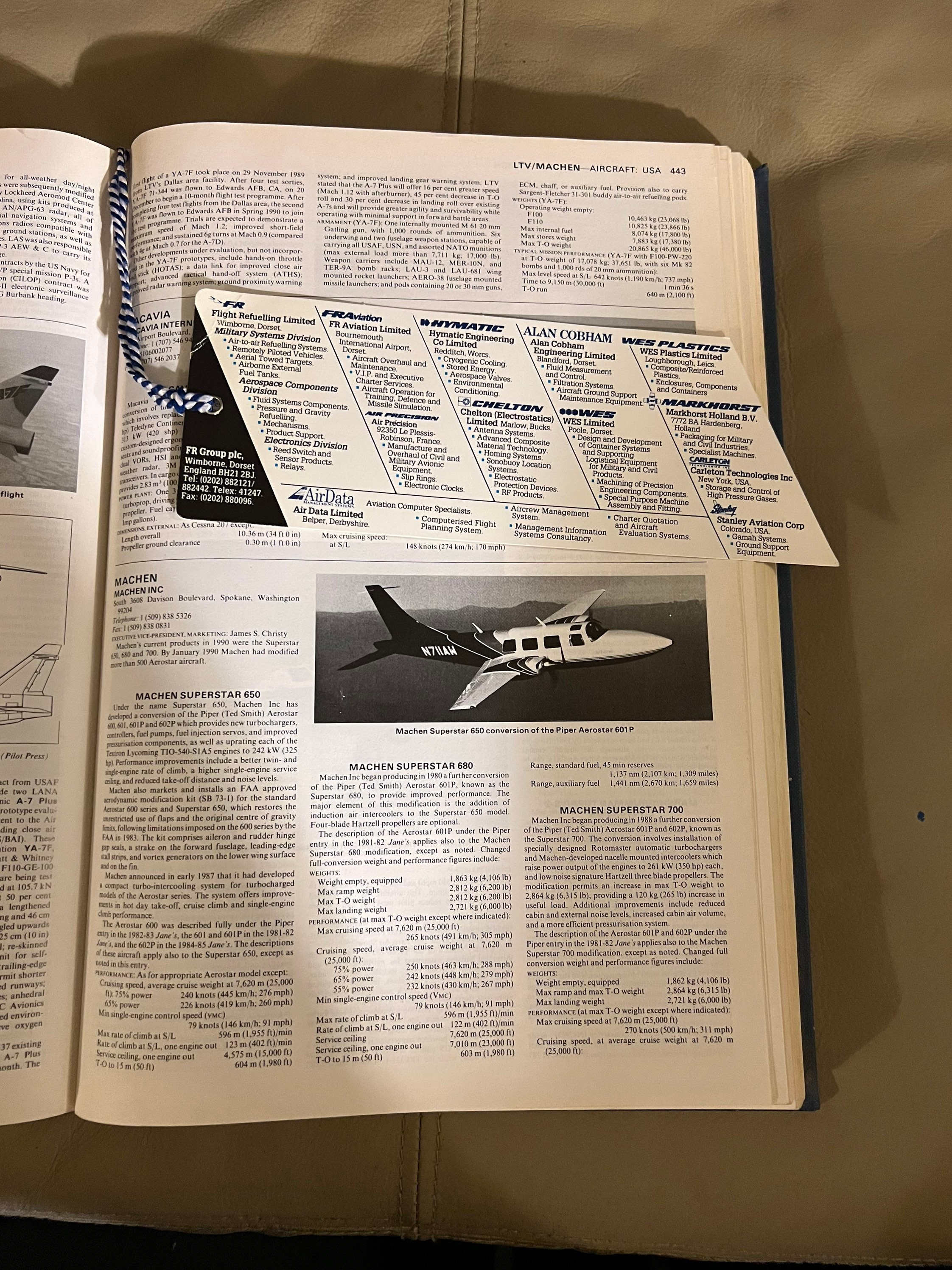 Jane's All the World's Aircraft 1990-91 - Etsy