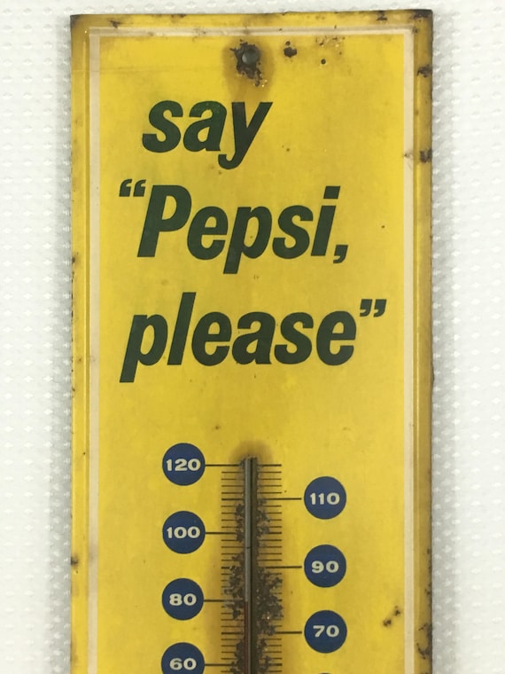 Vintage Original Marked 1967 M-165 Pepsi 