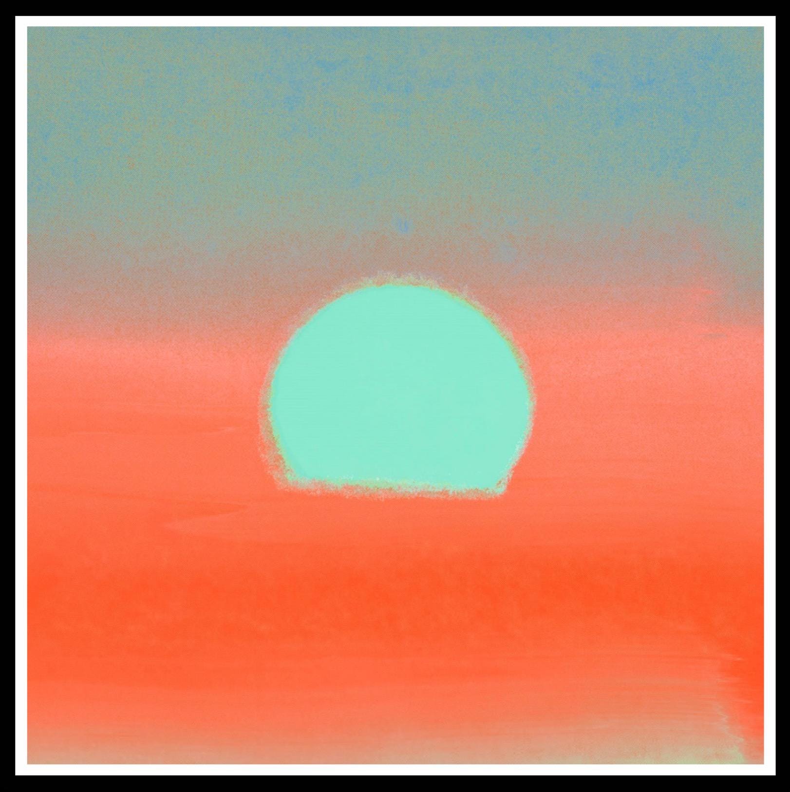 フルサイズ アンディ・ウォーホル「サンセット」#22 - スクリーン