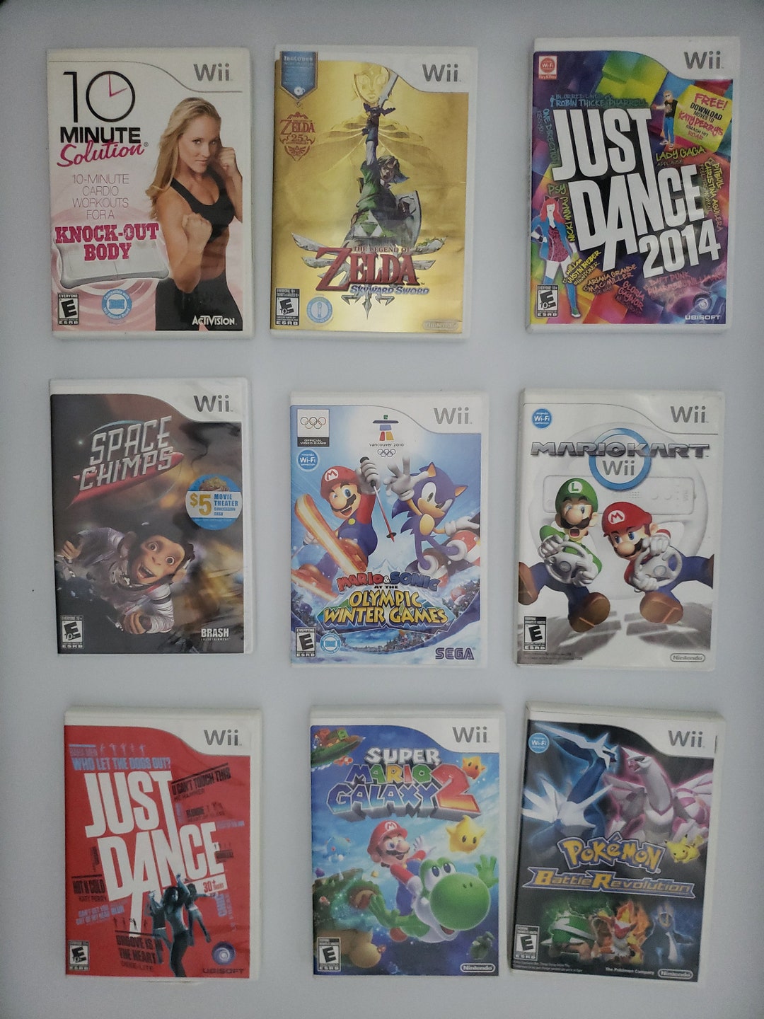 Authentic Nintendo Wii Games - Etsy