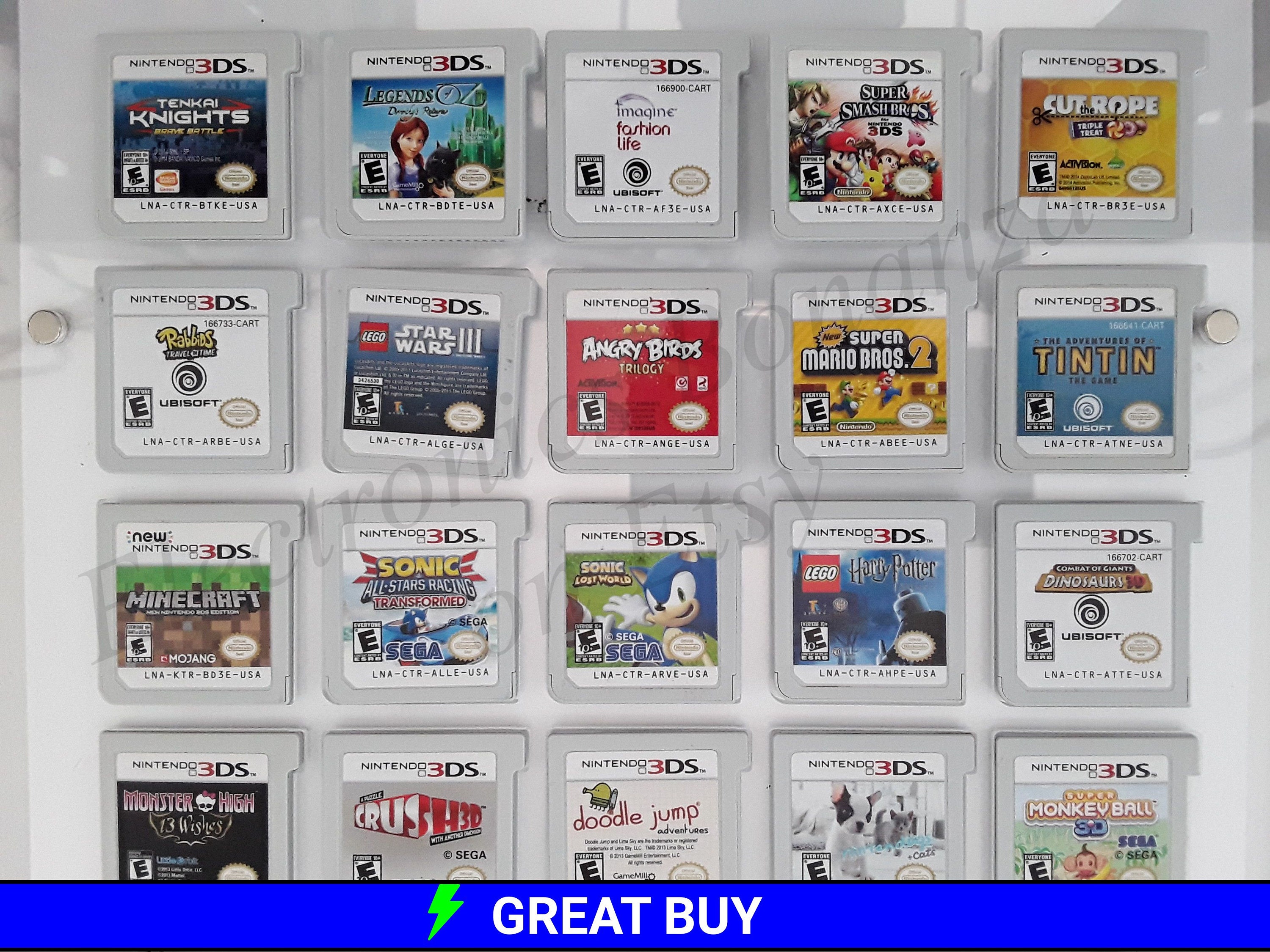 Authentic Nintendo 3DS Games - Etsy