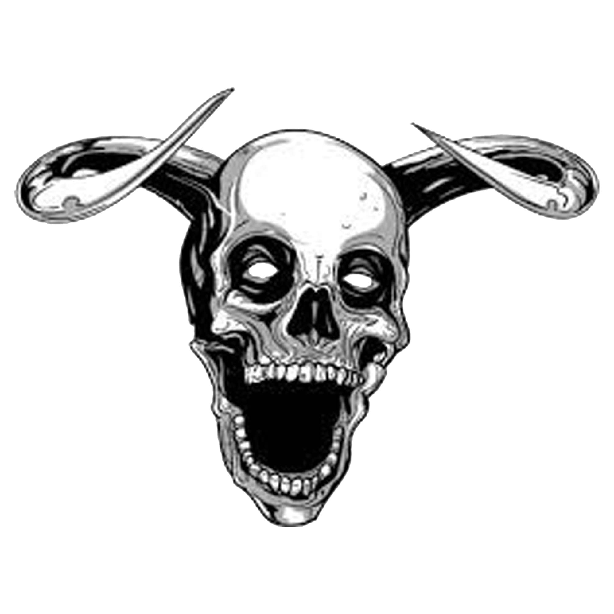 Skull With Horns Psd, Devil Skull Psd, Halloween Psd, Horror Psd