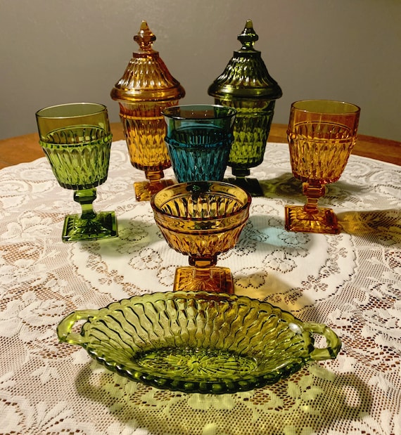 Indiana Glass Mt Vernon Glassware - Etsy Hong Kong