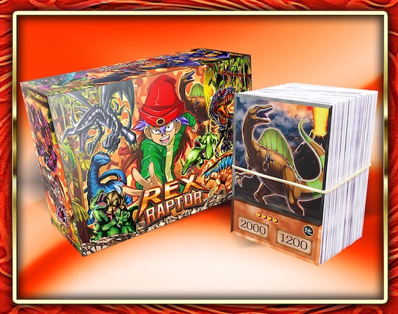 Rex Raptor Deck (70 Cards +36 Rare) +deckbox & Playmat Anime Orica