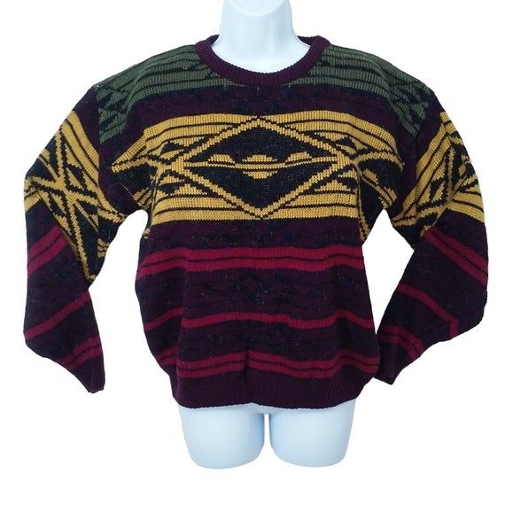 Vintage 80s High Sierra by Mervyn's Sweater Knit Women-xl(18/20