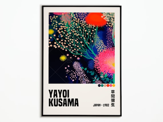 草間彌生ポスター、草間彌生ポスター、装飾ポスター、アートポスター
