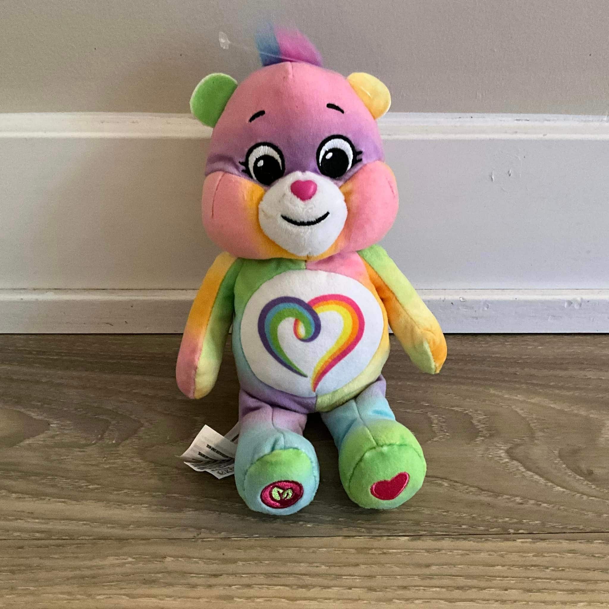 Care Bears Rainbow Tie Dye Heart Bear 9
