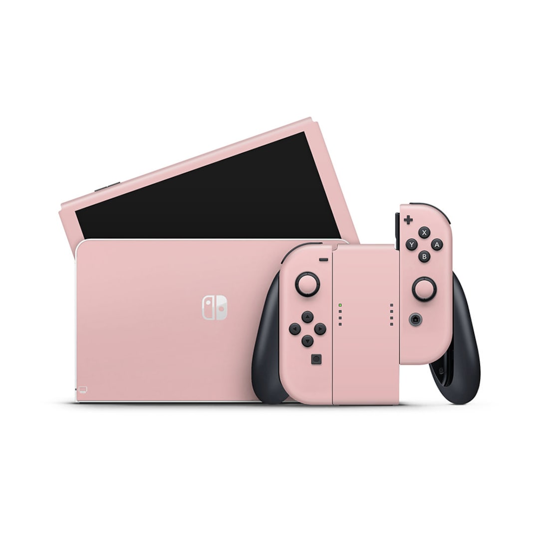 Mauve Pink Nintendo Switch OLED Skin - Etsy