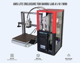 Bambu Lab A1/A1 Mini AMS Lite Enclosure: Transparent PET Panel