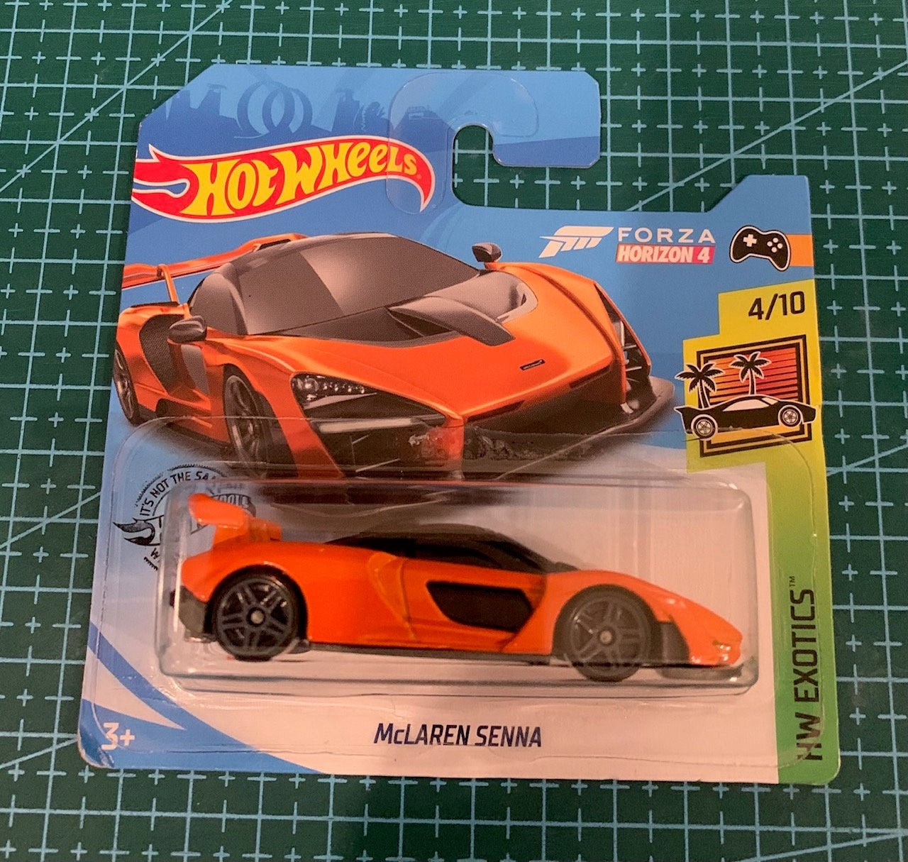Hot Wheels Mclaren Senna-short Card Orange-forza 4-HW Exotics-hard