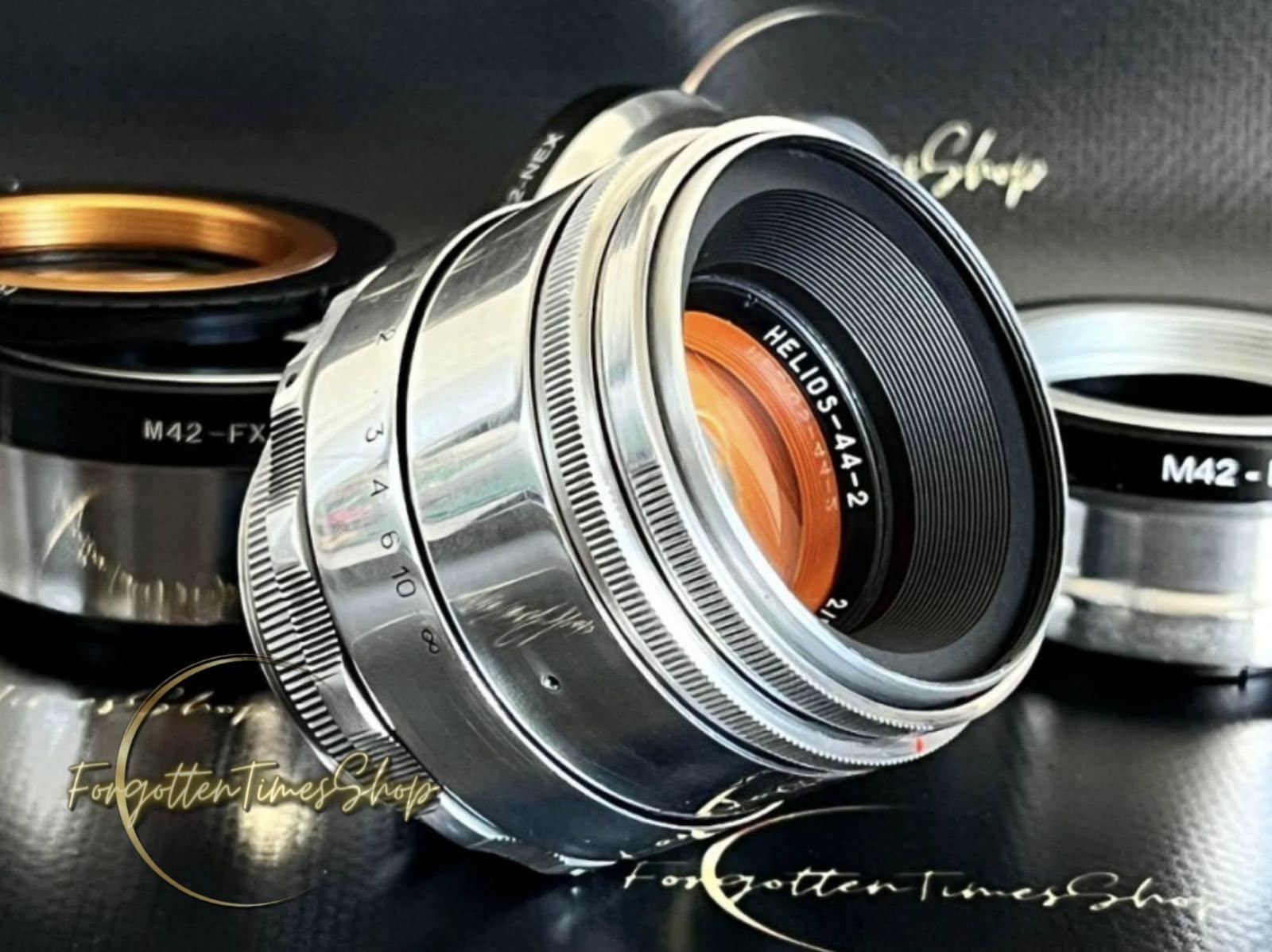 アナモルフィックレンズ Helios-44-2 KMZ 58 mm f/2.0、ボケ効果のある