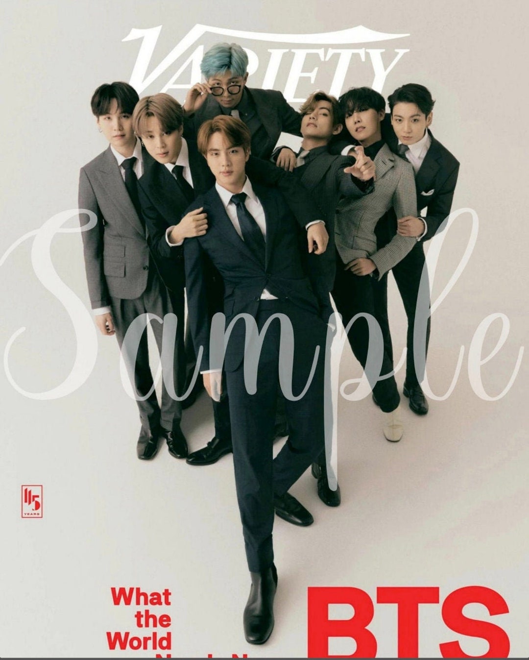BTS on the Cover of Variety Magazine - Etsy