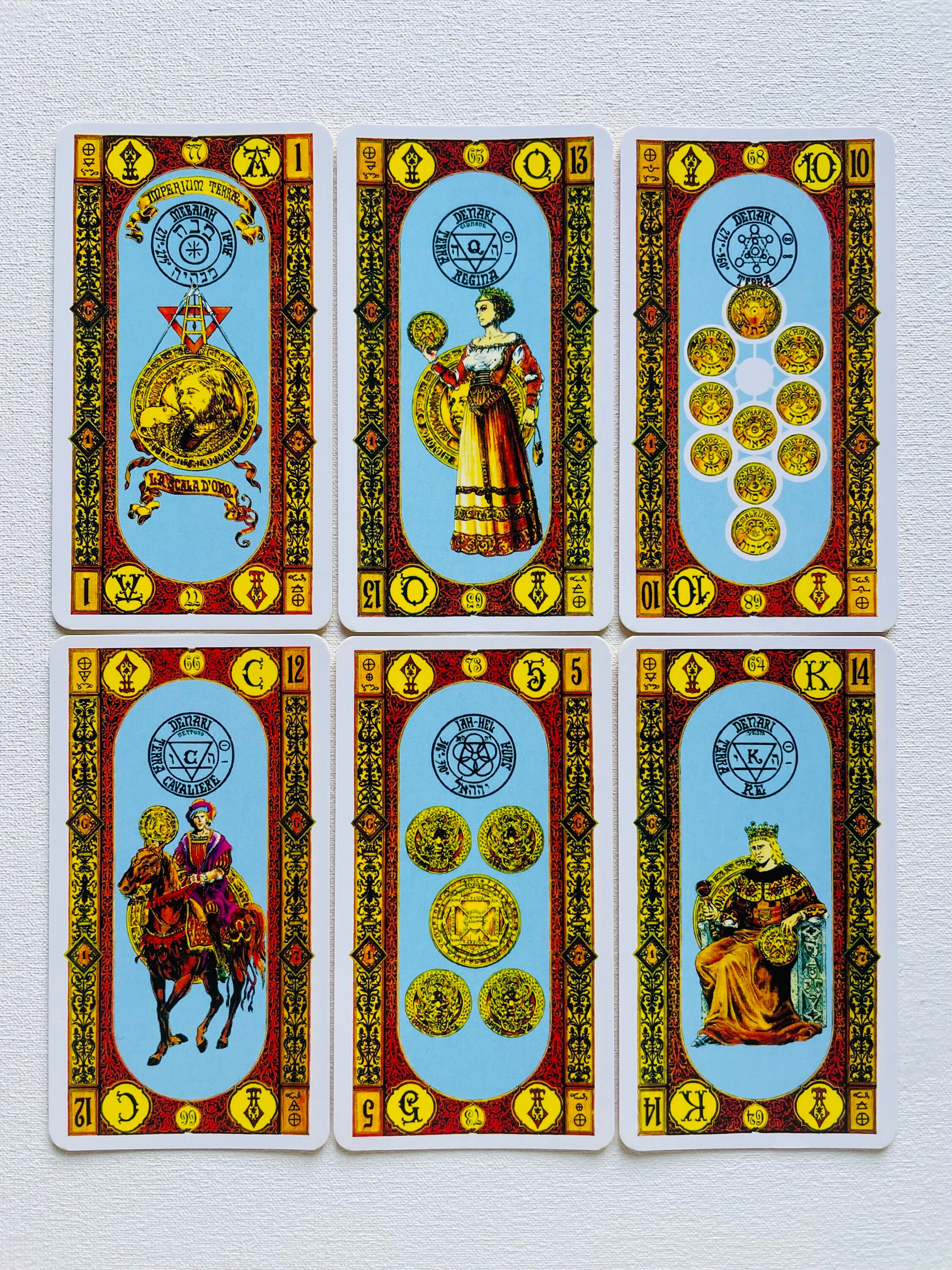 Rare Stairs of Gold Tarot by Tavaglione 78 Cards Deck - Ancient