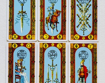 Rare Stairs of Gold Tarot by Tavaglione 78 Cards Deck - Ancient