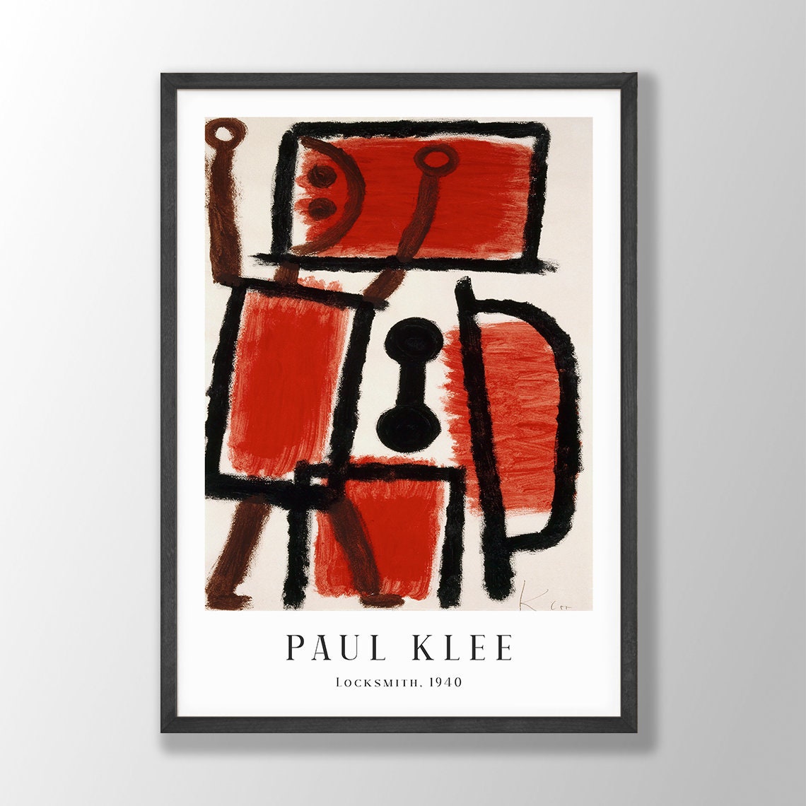 パウル・クレー「鍵屋 1940」アートプリント：モダンホーム