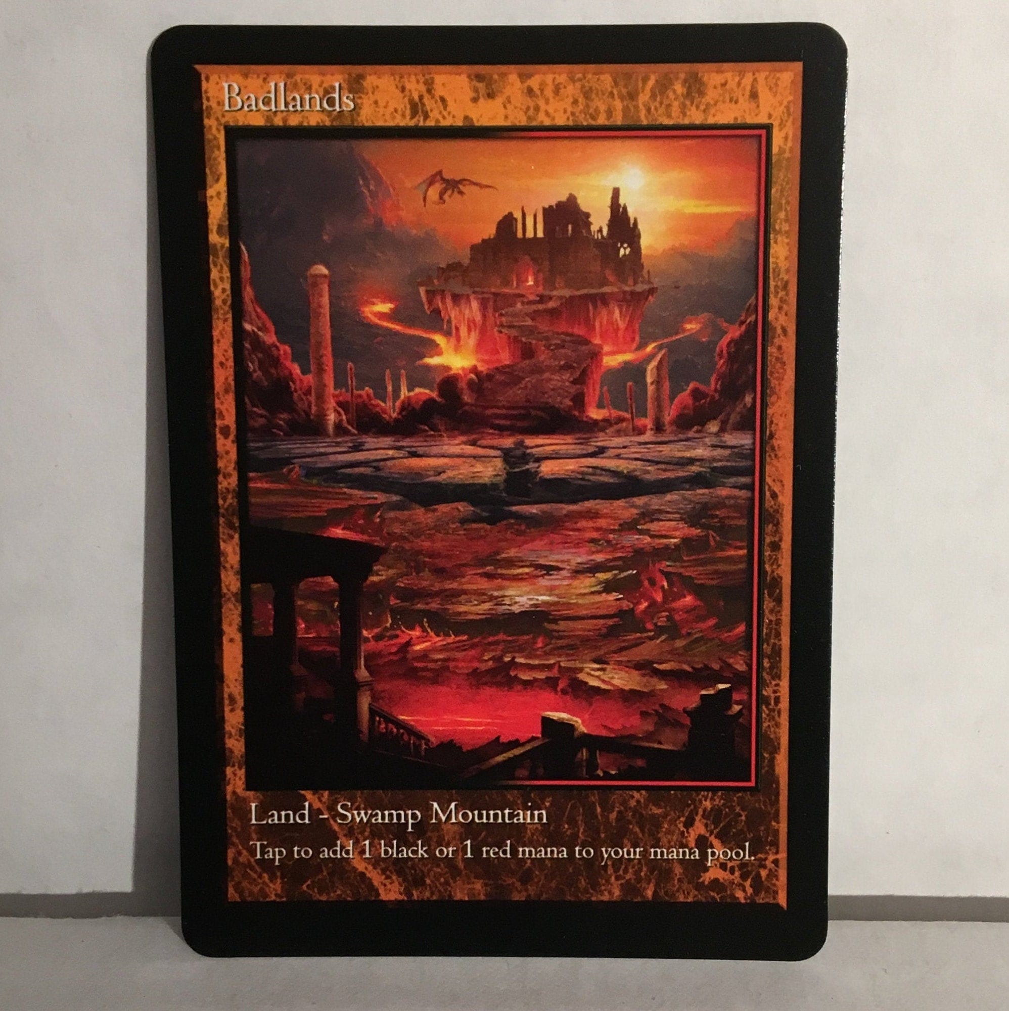 Badlands Dual Land V.2 (custom Card Alternate Art) - Etsy