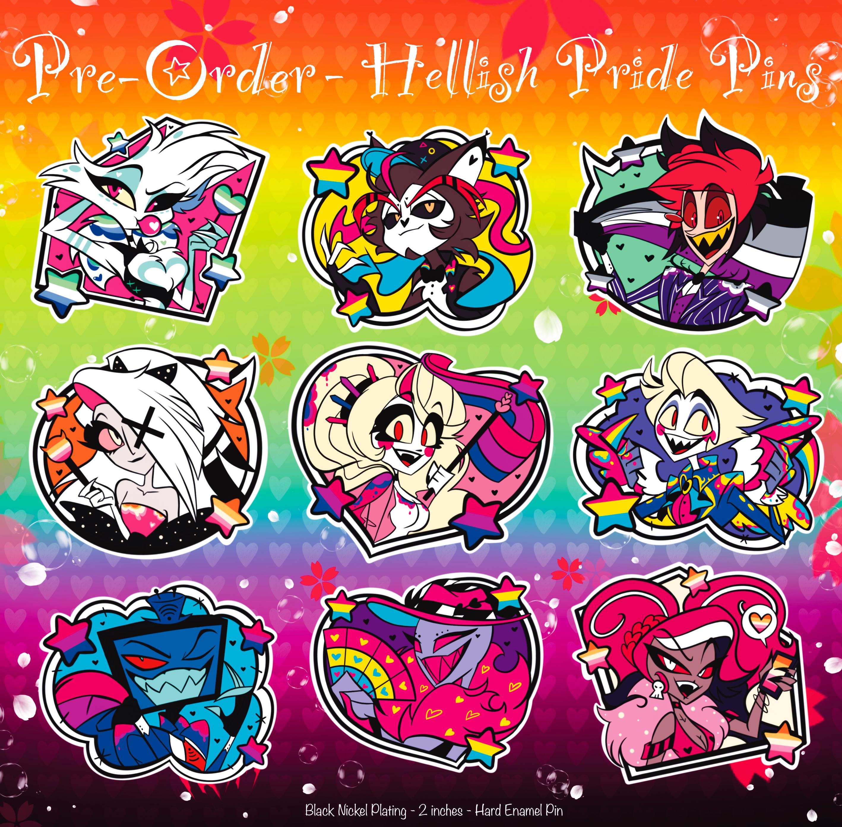Hazbin hotel pin - Etsy 日本
