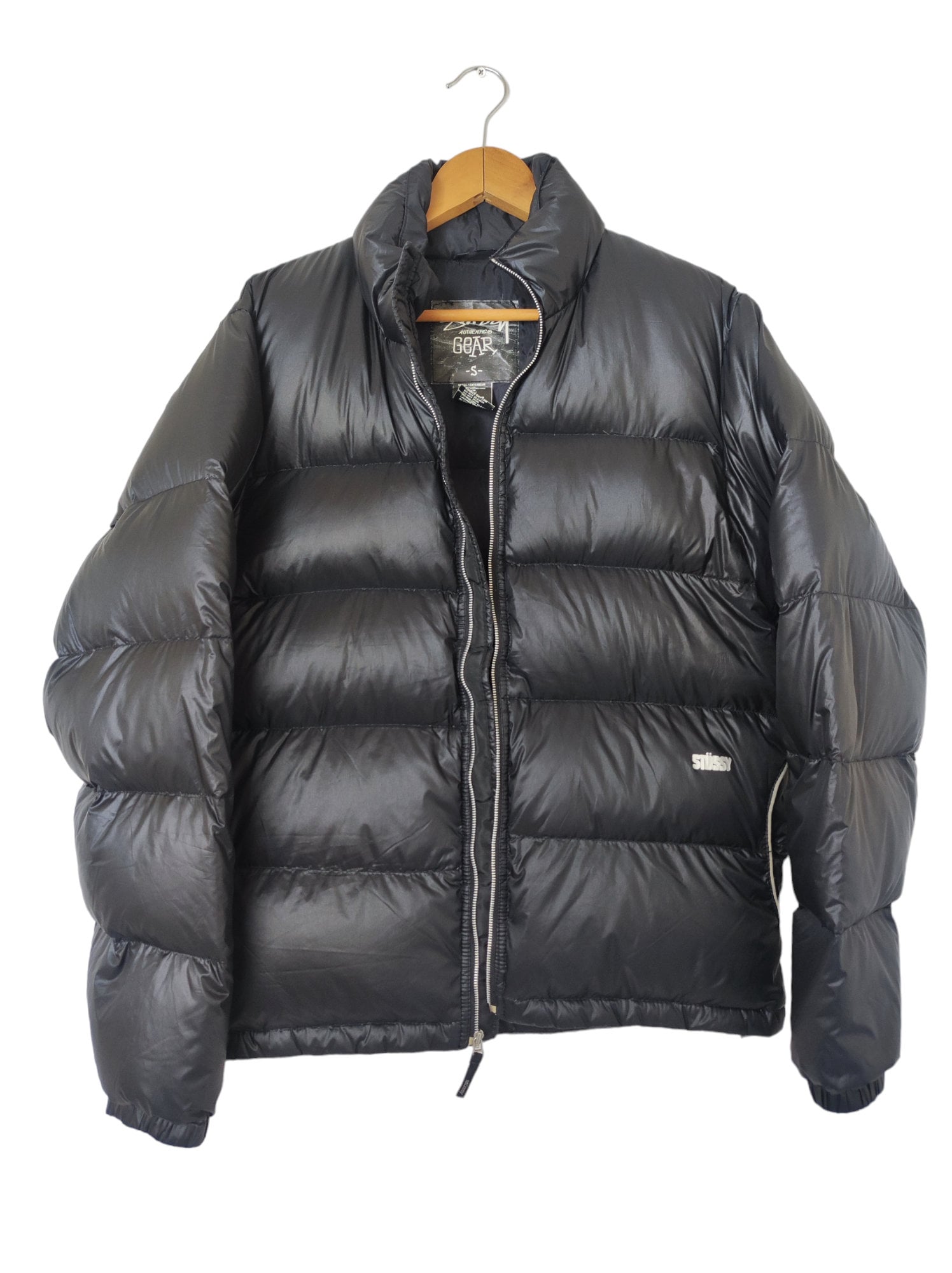 Vintage 90s Stussy Authentic Gear Stussy Puffer Winter Jacket