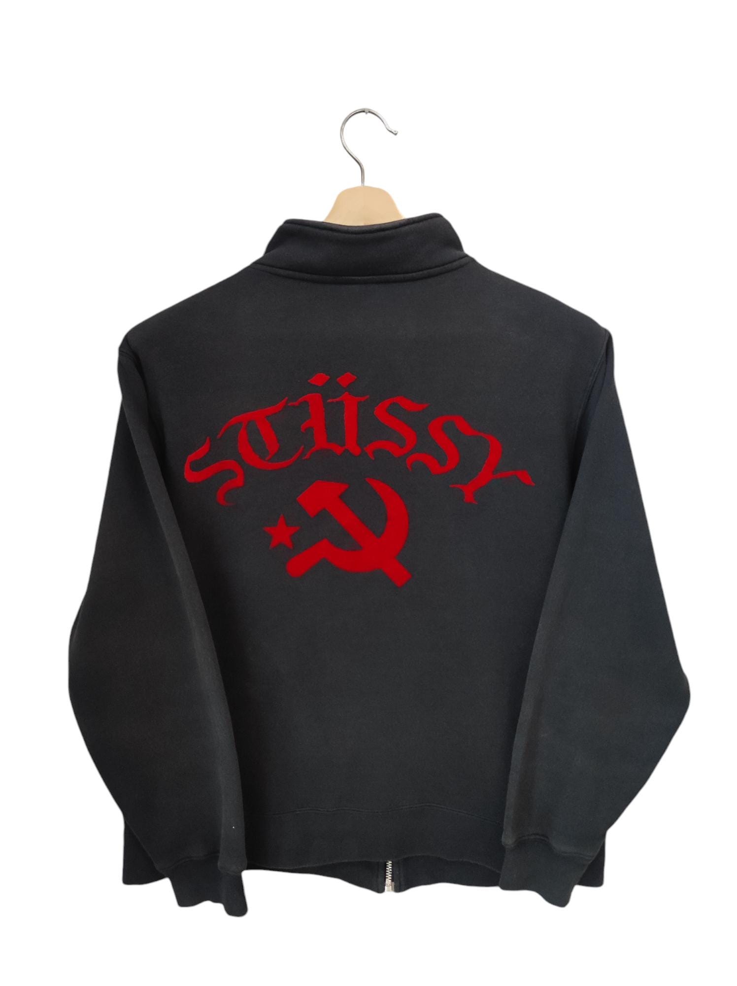 Vintage 90s Stussy Worldwide Stussy CCCP Stussy Soviet Full Zipper