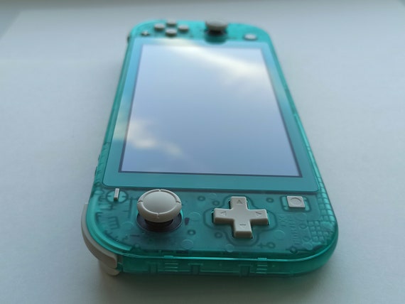 カスタムクリアティールグリーンNintendo Switch Liteコンソール新しい