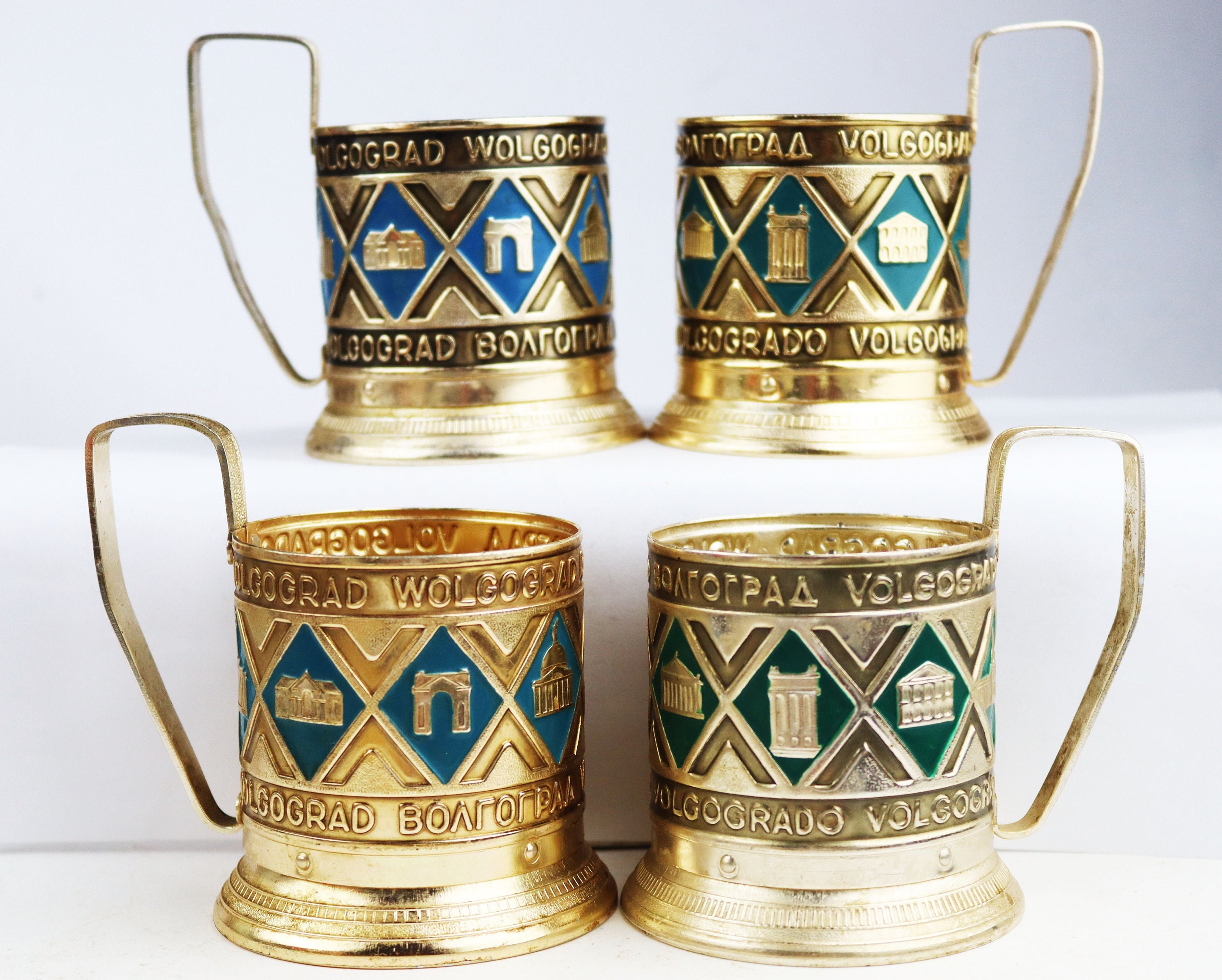 Russian podstakannik - Etsy 日本