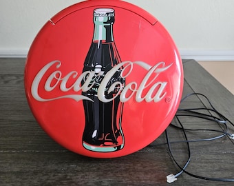 SANTA 30% OFF Coca-cola Red Push Button Landline Phone With Clear