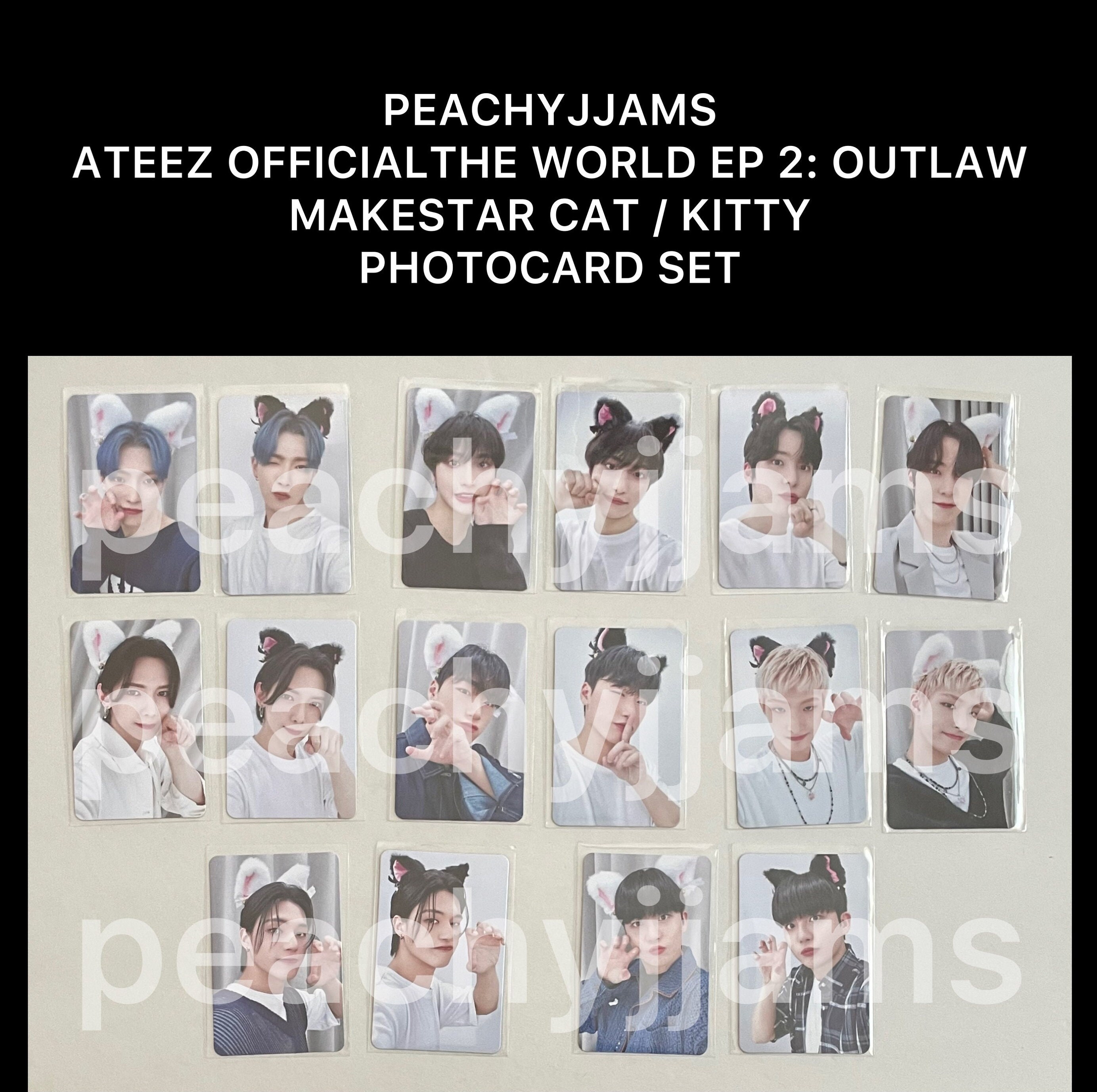 Official Ateez the World Ep 2: Outlaw Makestar Cat / Kitty