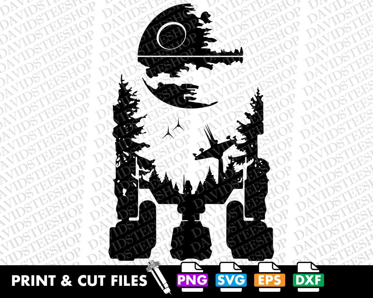 Starwars Iron On - Etsy