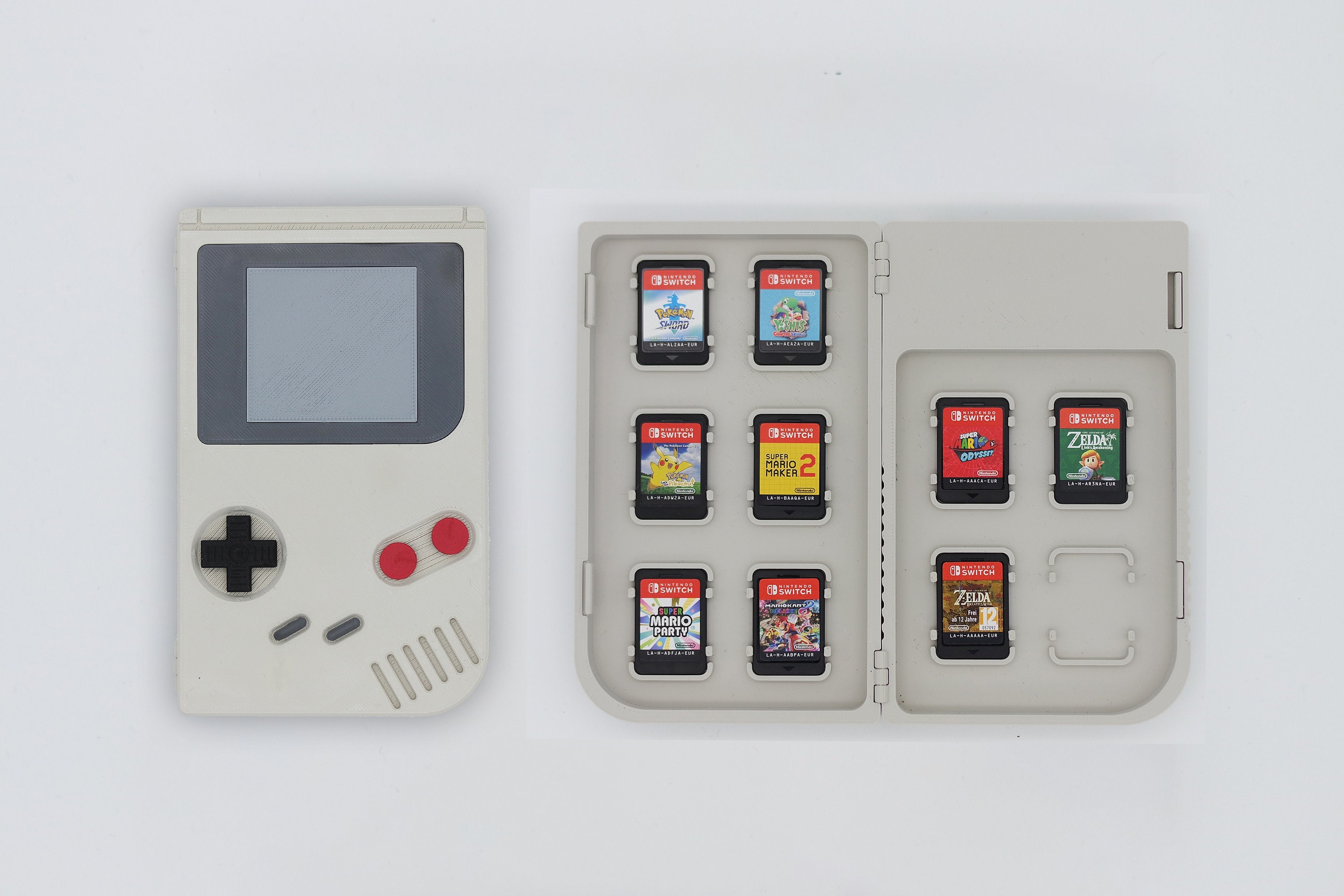 Nintendo Switch Games Case Game Boy Look - Retro Tray - Gift Idea