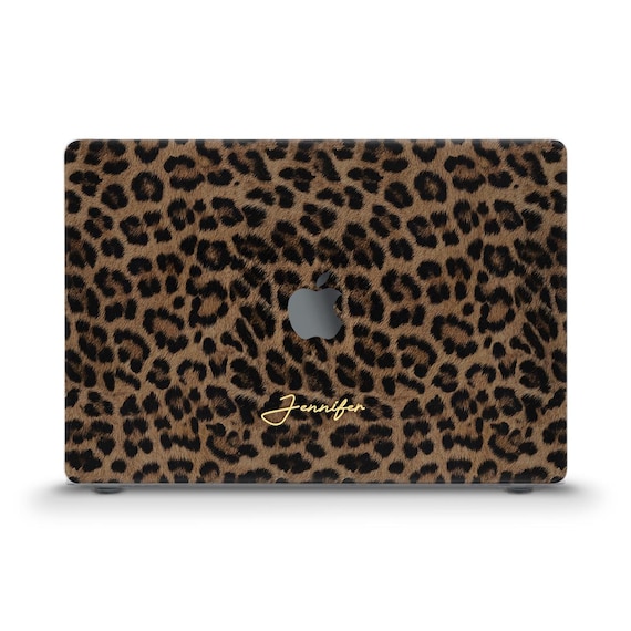Name MacBook Case Aesthetic Leopard Custom MacBook Air 13 15 Inch