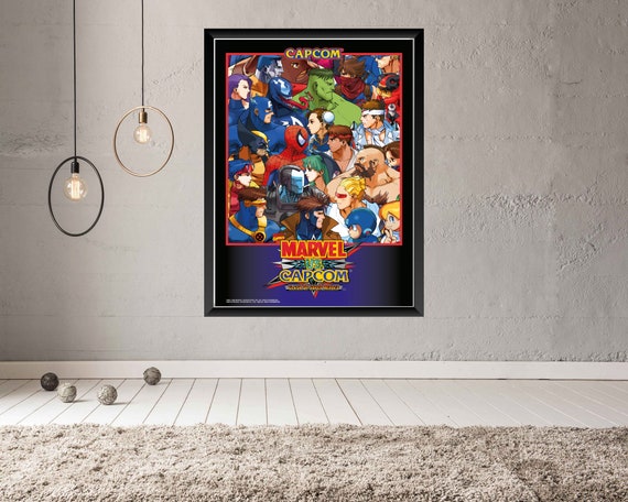 Marvel Vs. Capcom Arcade Game Poster B2 Size OFFSET - Etsy