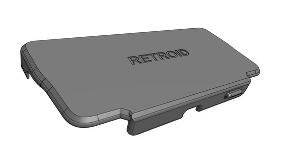 Retroid Pocket 4/4 Pro Face Cover for OEM Grip - Digital STL for