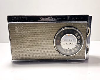 Zenith All Transistor Royal 51 Radio FM/AM - Etsy