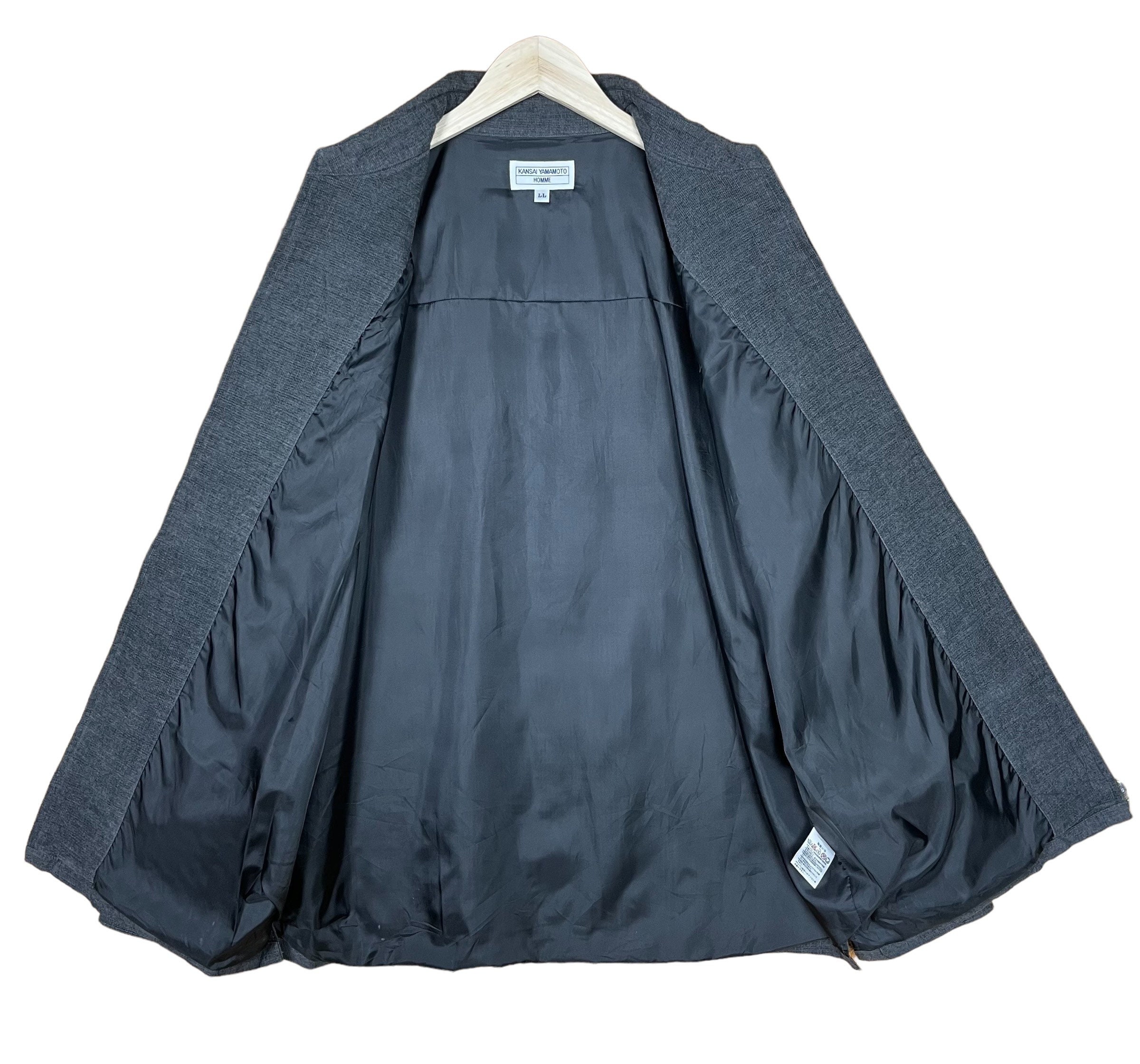 Vintage 90's Kansai Yamamoto Homme Light Zipper Jacket Japanese