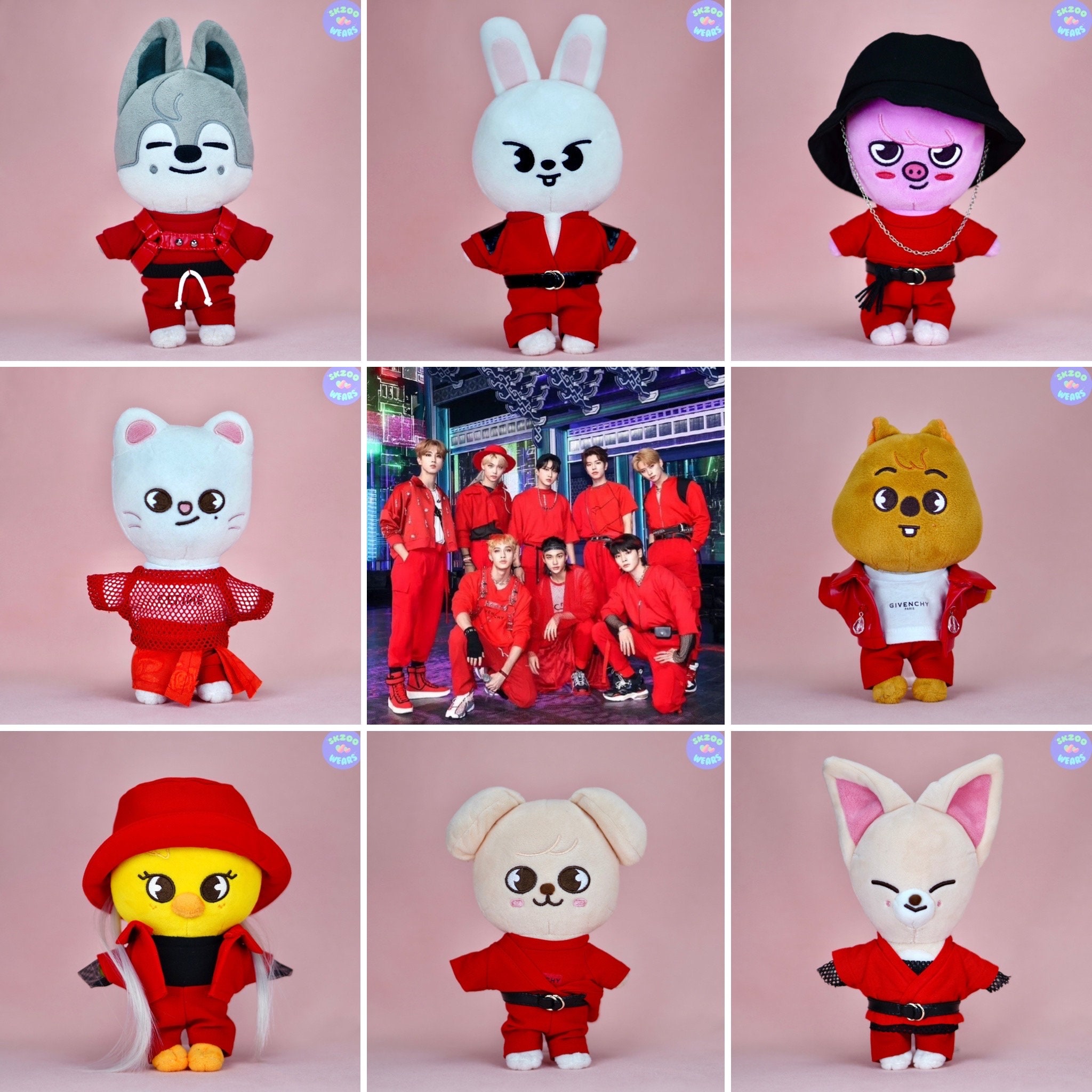 Thunderous Stray Kids, OT8 Skzoo Outfits, Noeasy Skzoo Clothes - Etsy