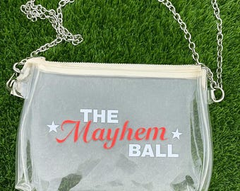 Organic Cotton Eco Tote Bag: Mayhem Ball Opera Haus Graphic Design