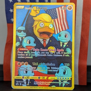 Trump pokeon card - Etsy 日本