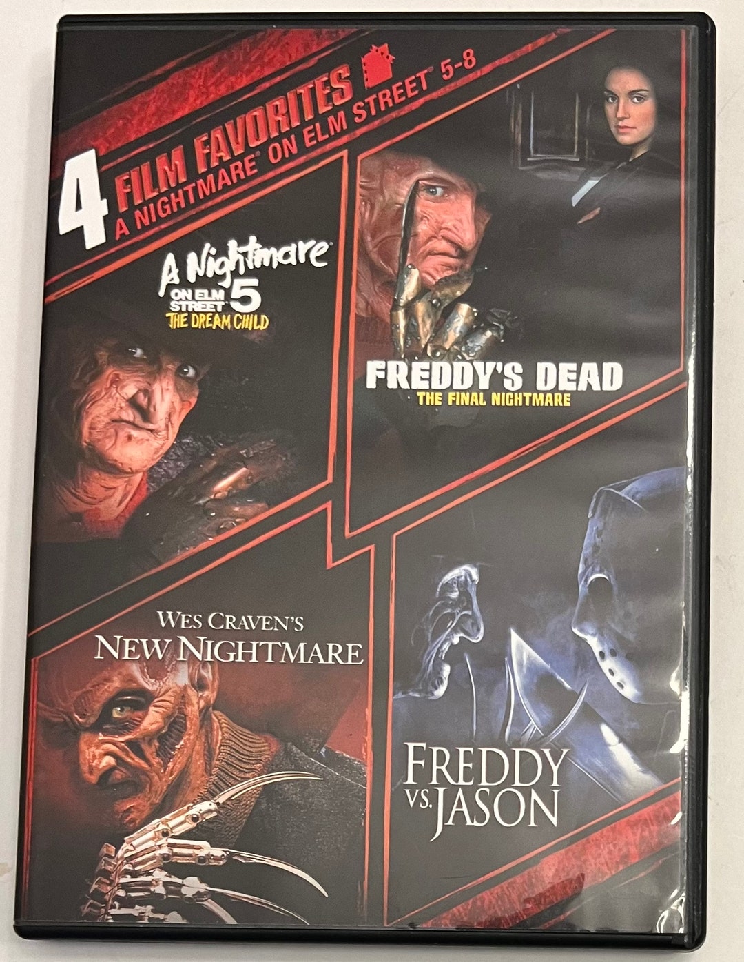 4 Film Favorites: Nightmare on Elm Street Movies 5-8 (DVD) - Etsy
