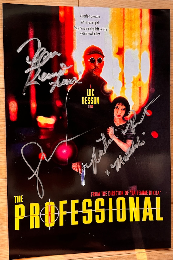 Leon the Professional Cast Signed Autographed 8x12 Inch Photo +