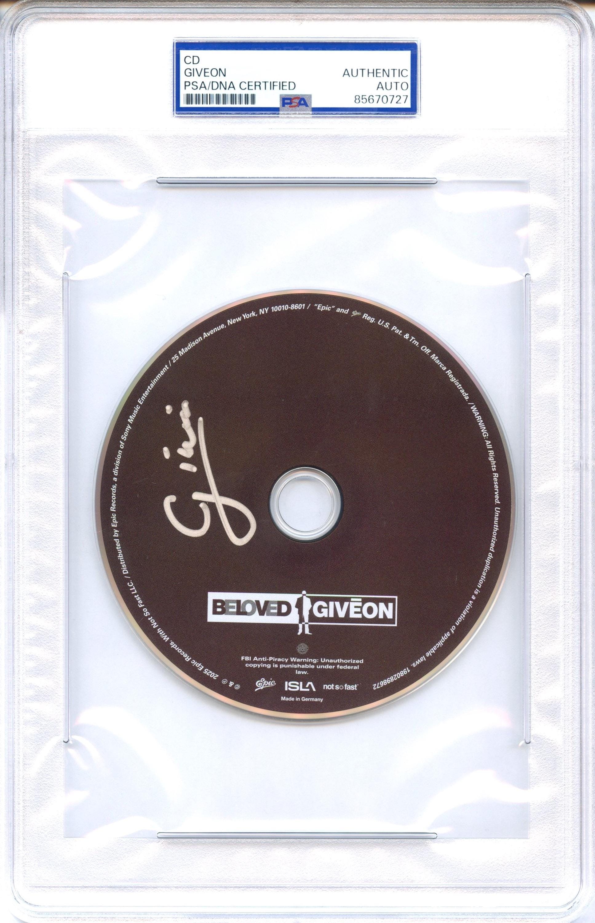 Giveon Beloved 直筆サイン入りCD Giveon Beloved - Etsy Giveon