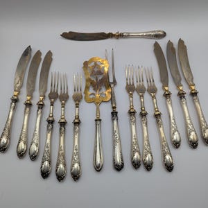 German 800 Silver Flatware - Etsy