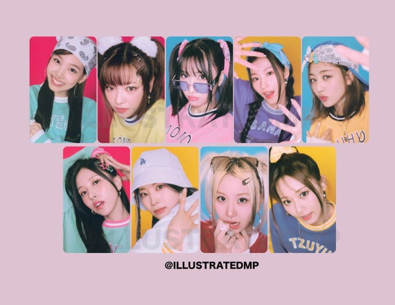 TWICE ONCE 4th Generation Fan Club TWICEZINE Version Photocards