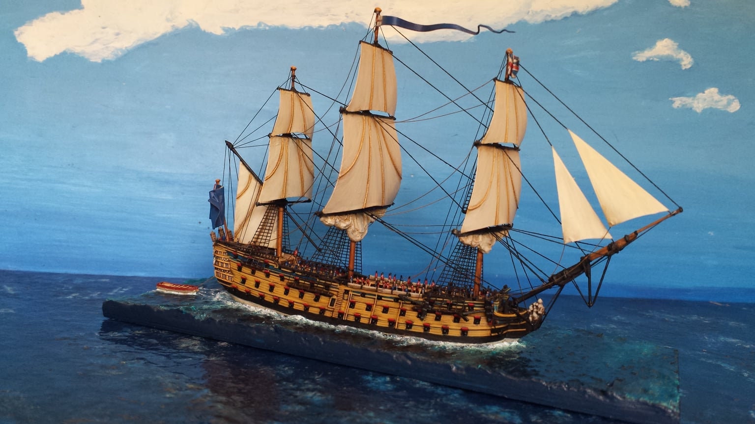 18th Century British Fleet 2 | 9 Ships | Scales 1/700 Through 1