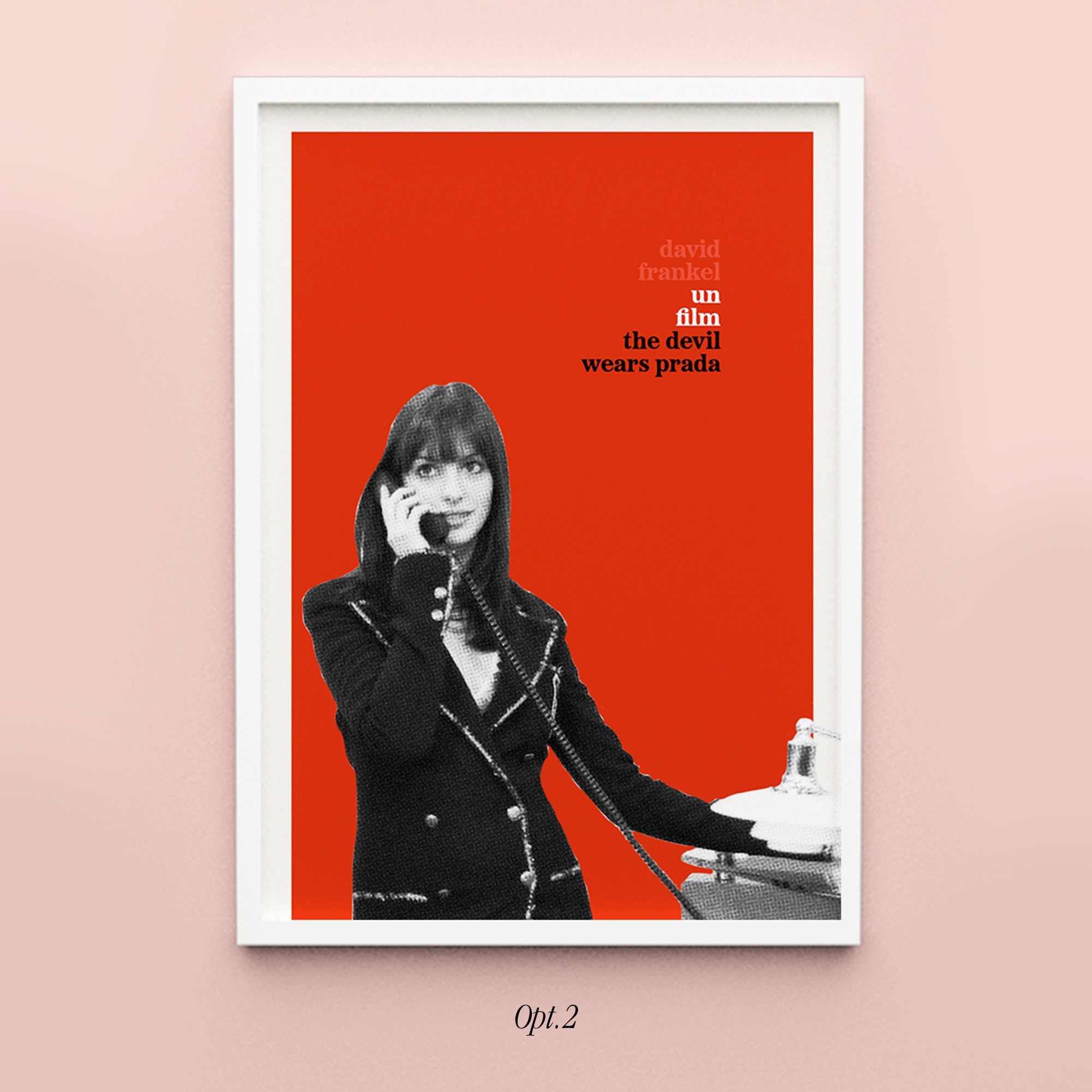 2 プラダを着た悪魔（フレンチ・ヌーヴェルヴァーグ）ポスター