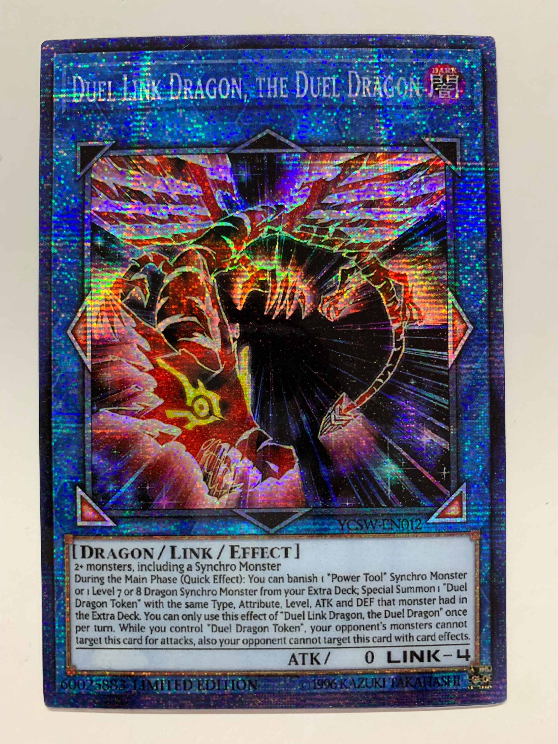 Duel Link Dragon, the Duel Dragon | Secret Rare | Orica PROXY - Etsy