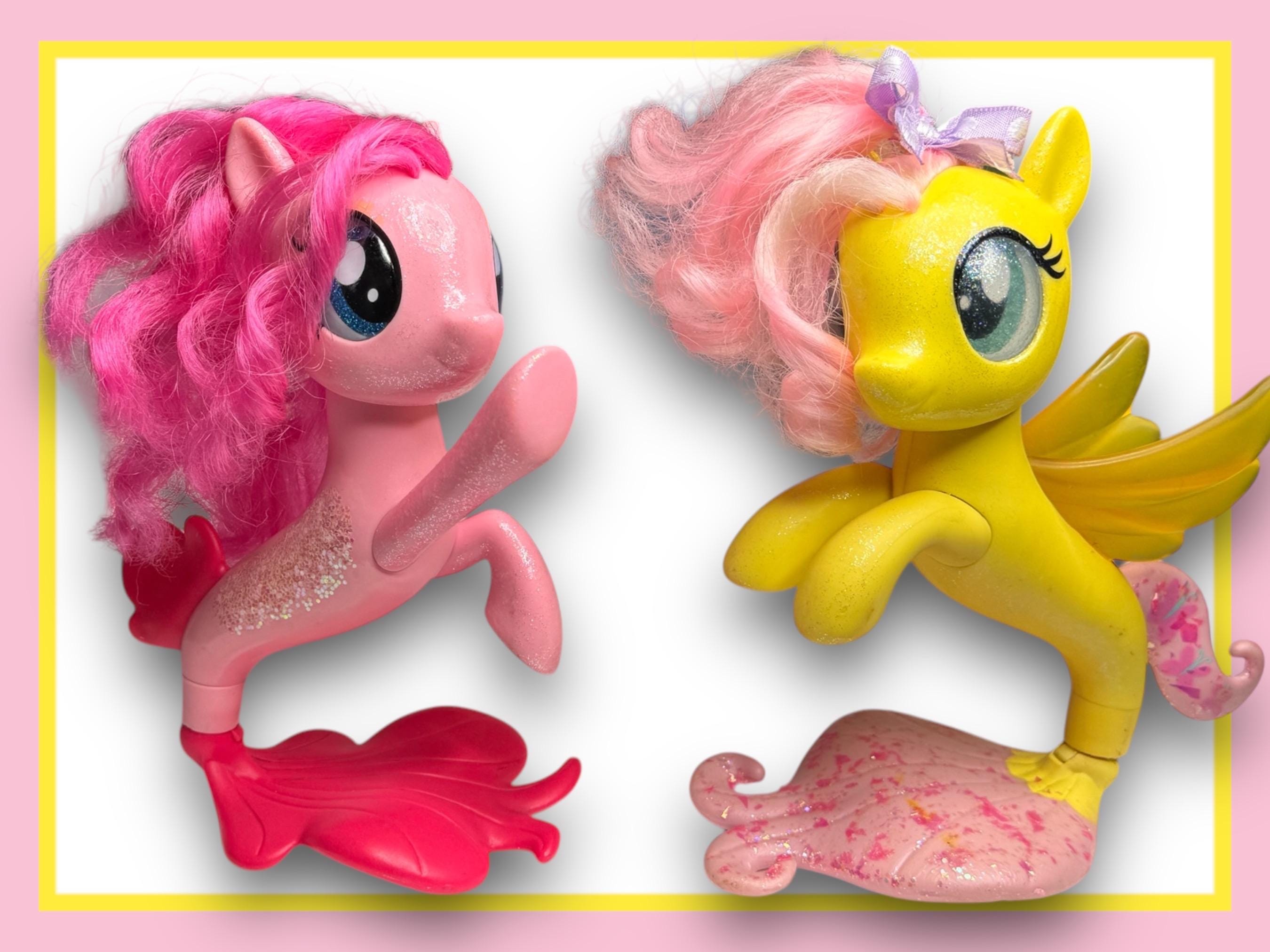 My Little Pony Sea Pony Figures, Fluttershy and Pinkie Pie (2017