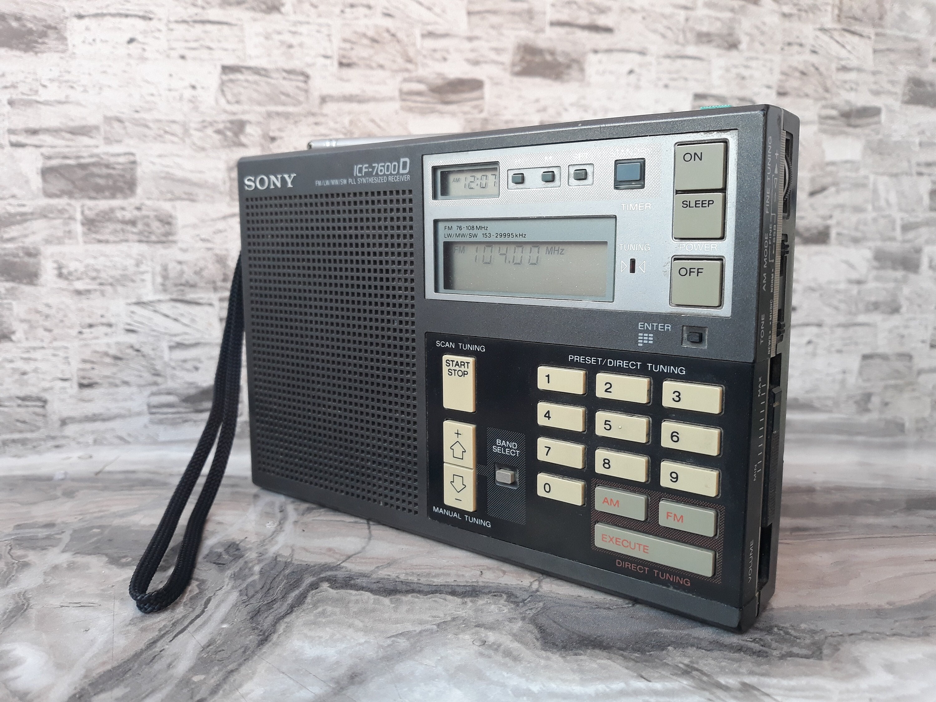 Vintage Sony ICF-7600D, Sony ICF7600D, Sony, Sony Radio, Sony