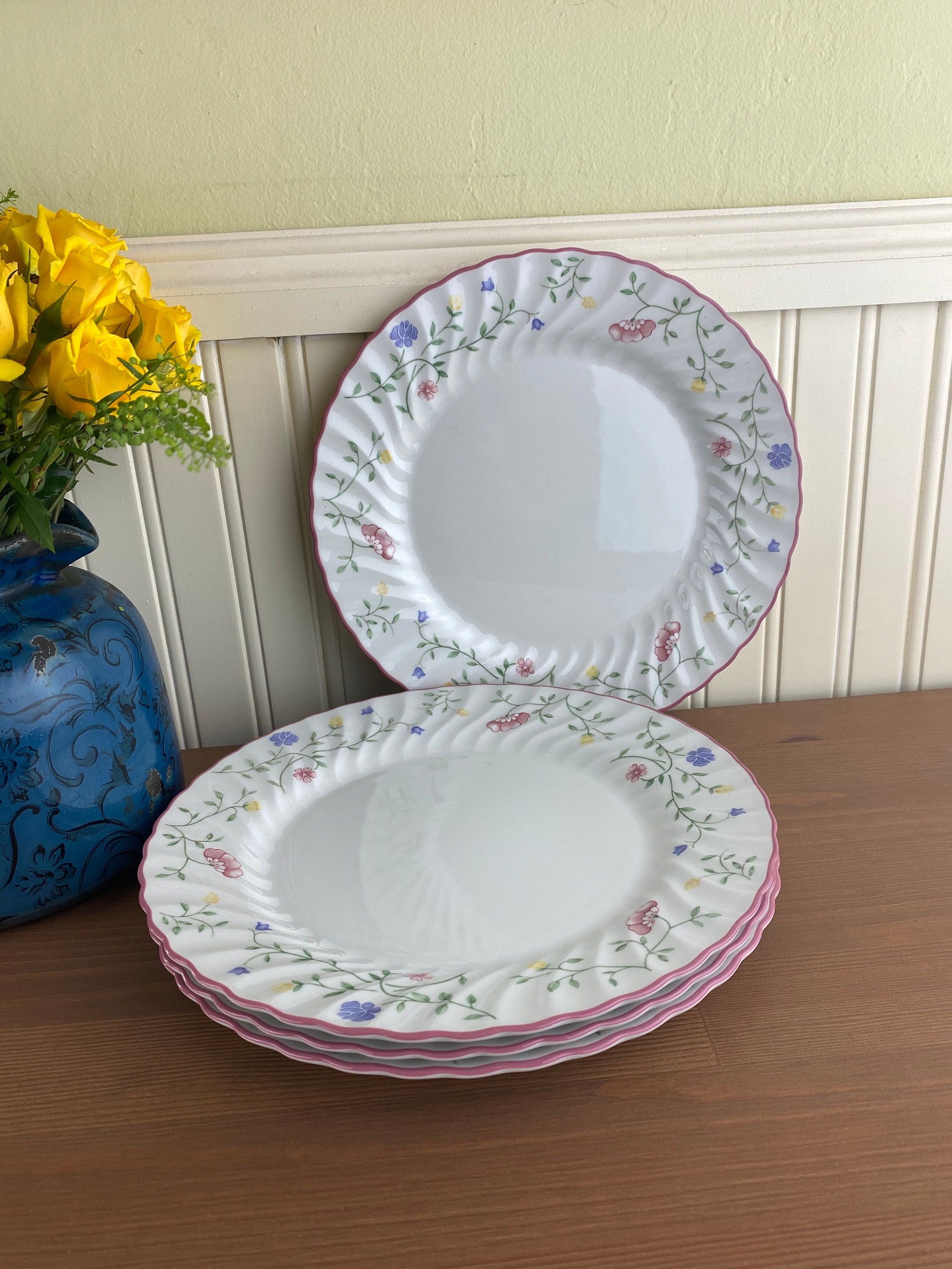 Johnson Brothers Summer Chintz Dinner Plates, Set of 4, English