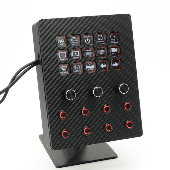 Elgato Stream Deck Button Box | 3 Encoders | 8 Buttons | 17