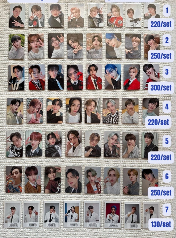NEW Stray Kids Official Japan Photocards Bang Chan Lee Know